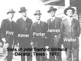 The Gililland Boys, circa 1915